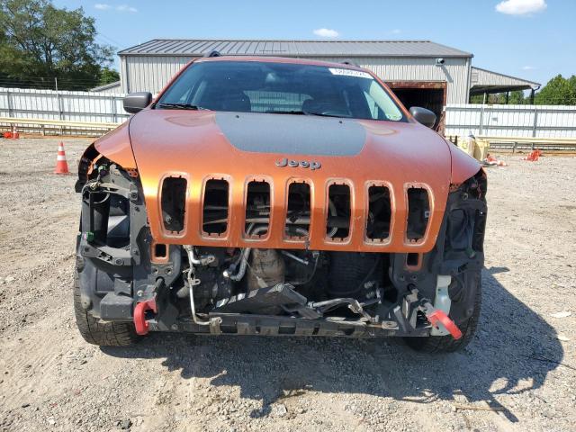 1C4PJMBS0FW558213 - 2015 JEEP CHEROKEE TRAILHAWK ORANGE photo 5