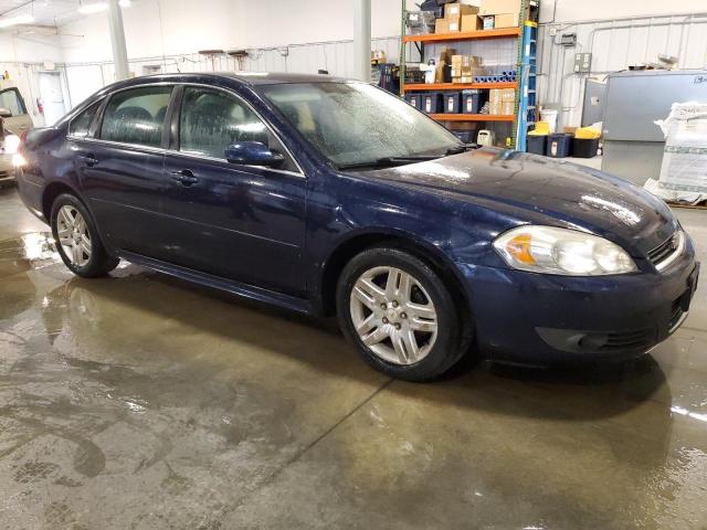 2G1WB5EK0B1256652 - 2011 CHEVROLET IMPALA LT BLUE photo 4
