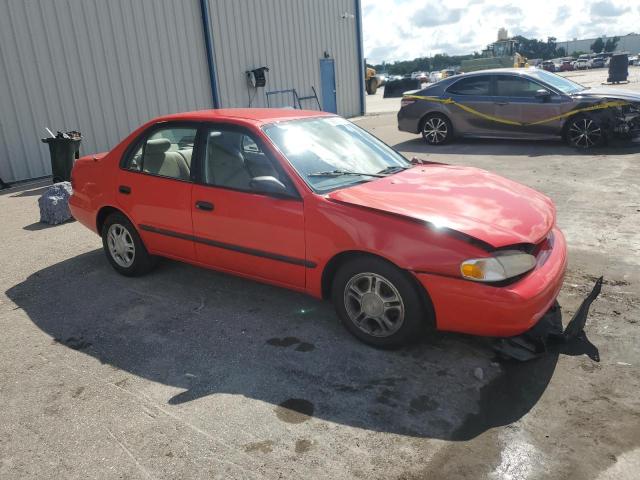 1Y1SK5288WZ435870 - 1998 CHEVROLET GEO PRIZM BASE RED photo 4