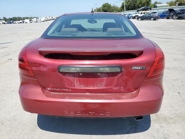 2G2WP552X81142390 - 2008 PONTIAC GRAND PRIX 勃艮第红 照片 6