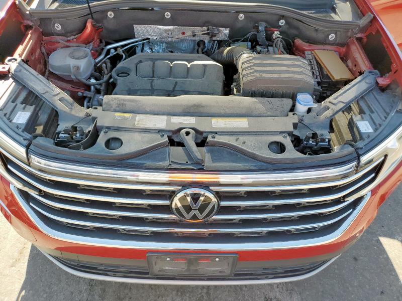 1V2JR2CA1RC576149 - 2024 VOLKSWAGEN ATLAS SE Czerwony zdjęcie 12