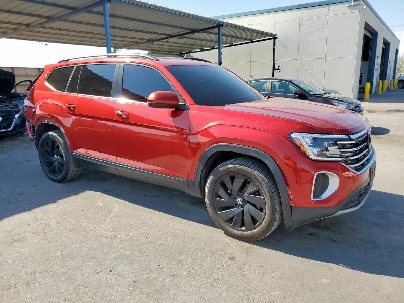 1V2JR2CA1RC576149 - 2024 VOLKSWAGEN ATLAS SE Czerwony zdjęcie 4