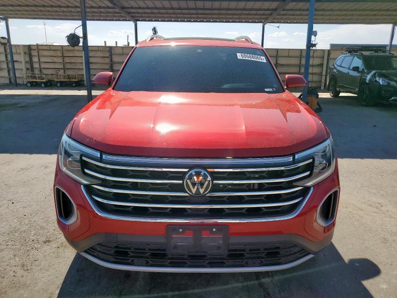 1V2JR2CA1RC576149 - 2024 VOLKSWAGEN ATLAS SE Czerwony zdjęcie 5