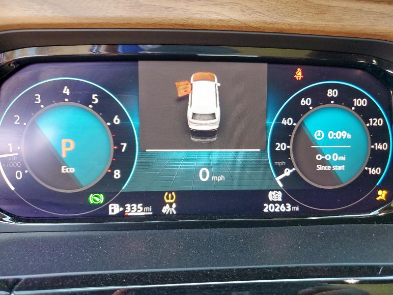 1V2JR2CA1RC576149 - 2024 VOLKSWAGEN ATLAS SE Czerwony zdjęcie 9