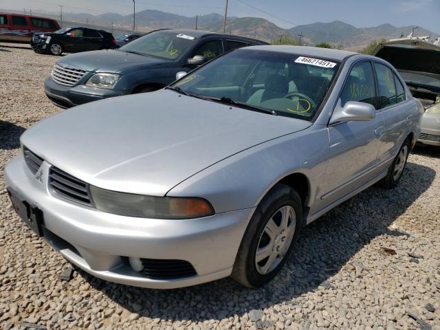 4A3AA46G73E203680 - 2003 MITSUBISHI GALANT ES SILVER photo 2