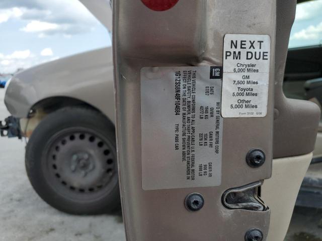 1G1ZS58N48F104684 - 2008 CHEVROLET MALIBU LS ოქროსფერი ფოტო 12