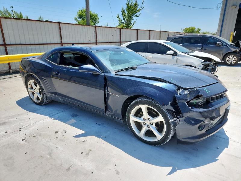 2G1FD1E31F9287833 - 2015 CHEVROLET CAMARO LT Mavi fotoğraf 4