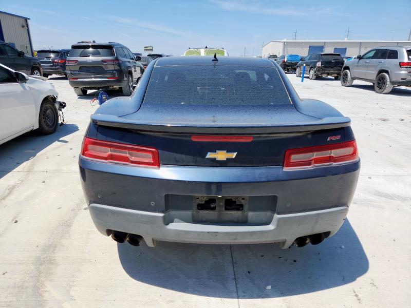 2G1FD1E31F9287833 - 2015 CHEVROLET CAMARO LT Mavi fotoğraf 6