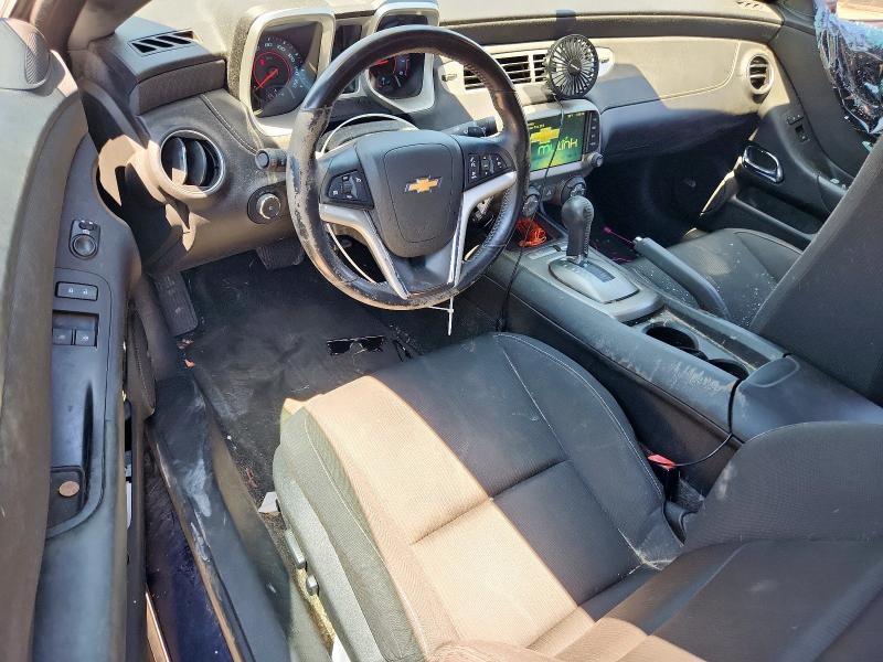 2G1FD1E31F9287833 - 2015 CHEVROLET CAMARO LT Mavi fotoğraf 8