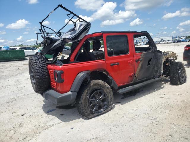1C4HJXDG2NW135372 - 2022 JEEP WRANGLER U SPORT Rot Foto 3