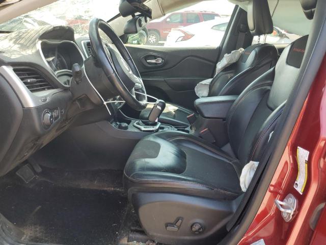 1C4PJMBB1HW552200 - 2017 JEEP CHEROKEE TRAILHAWK BURGUNDY photo 7