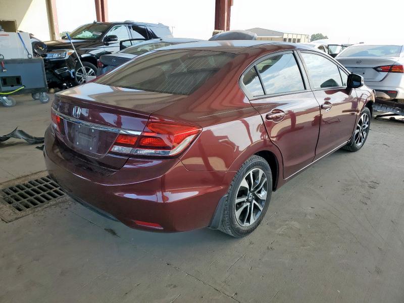 19XFB2F83DE052720 - 2013 HONDA CIVIC EX MAROON photo 3