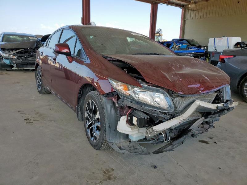 19XFB2F83DE052720 - 2013 HONDA CIVIC EX MAROON photo 4