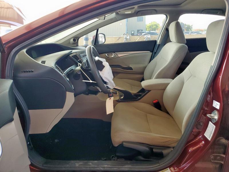 19XFB2F83DE052720 - 2013 HONDA CIVIC EX MAROON photo 7