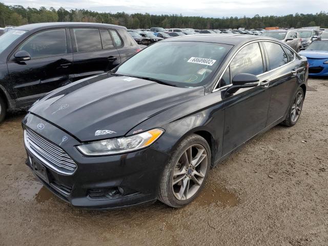 3FA6P0D97ER291379 - 2014 FORD FUSION TITANIUM BLACK photo 1