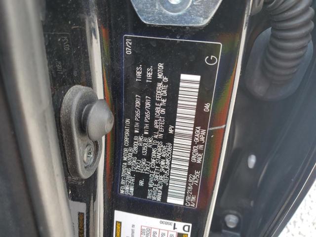 JTEFU5JR4M5250869 - 2021 TOYOTA 4RUNNER SR5 BLACK photo 13