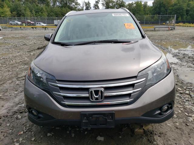 5J6RM4H79EL019649 - 2014 HONDA CR-V EXL BROWN photo 5