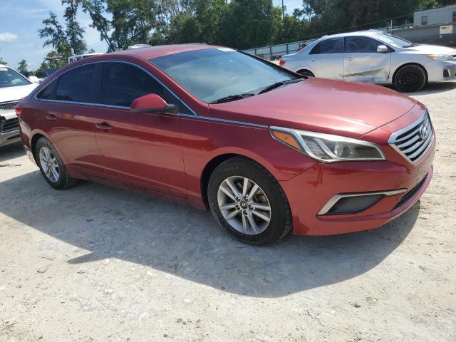 5NPE24AF4GH303743 - 2016 HYUNDAI SONATA SE RED photo 4