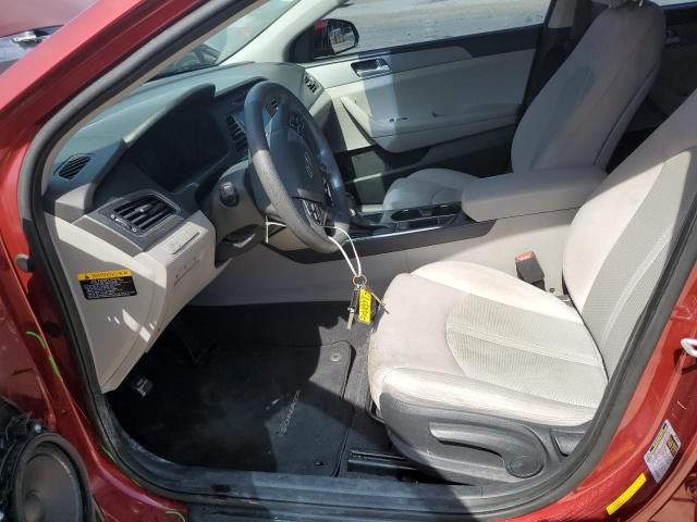 5NPE24AF4GH303743 - 2016 HYUNDAI SONATA SE RED photo 7