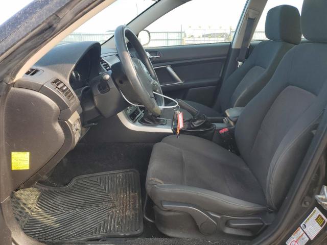 4S4BP60C196314912 - 2009 SUBARU OUTBACK BLACK photo 7