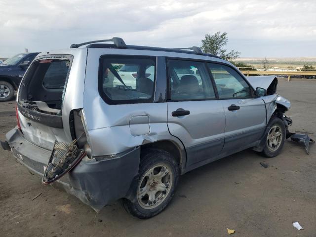 JF1SG63665H747334 - 2005 SUBARU FORESTER 2.5X SILVER photo 3