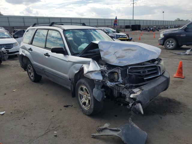 JF1SG63665H747334 - 2005 SUBARU FORESTER 2.5X SILVER photo 4