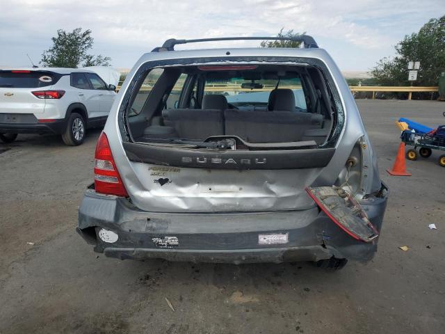 JF1SG63665H747334 - 2005 SUBARU FORESTER 2.5X SILVER photo 6