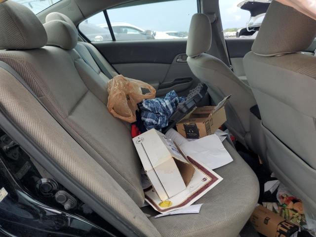 19XFB2F54CE014062 - 2012 HONDA CIVIC LX BLACK photo 10