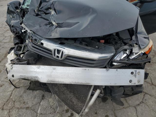 19XFB2F54CE014062 - 2012 HONDA CIVIC LX BLACK photo 11
