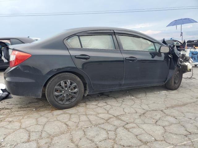 19XFB2F54CE014062 - 2012 HONDA CIVIC LX BLACK photo 3