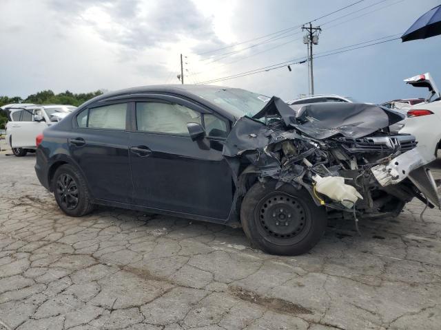 19XFB2F54CE014062 - 2012 HONDA CIVIC LX BLACK photo 4