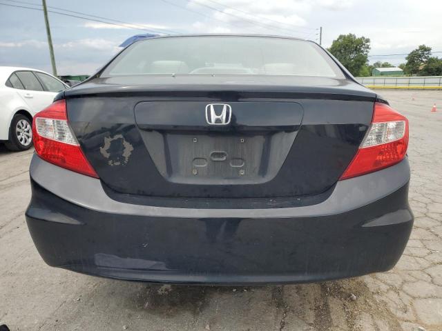 19XFB2F54CE014062 - 2012 HONDA CIVIC LX BLACK photo 6
