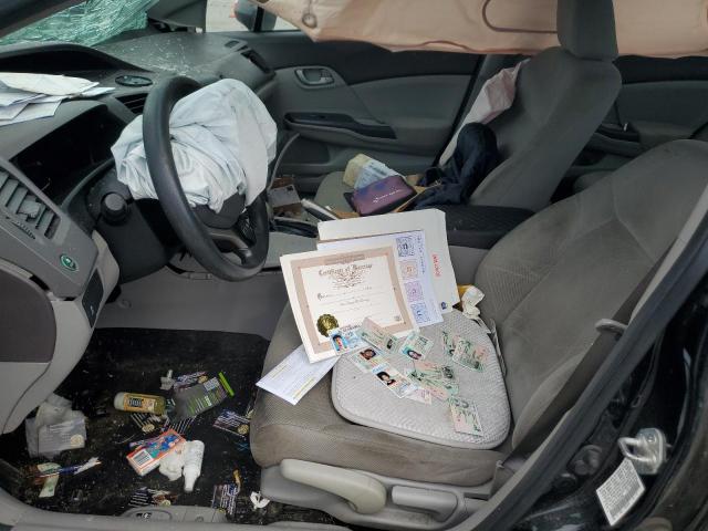 19XFB2F54CE014062 - 2012 HONDA CIVIC LX BLACK photo 7