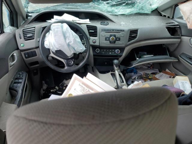 19XFB2F54CE014062 - 2012 HONDA CIVIC LX BLACK photo 8