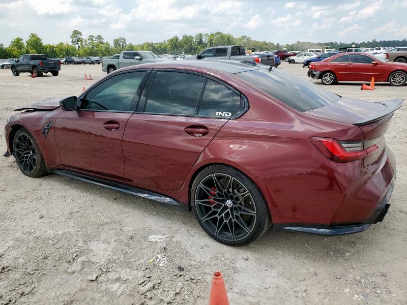 WBS33AY07PFN29346 - 2023 BMW M3 COMPETITION BURGUNDY photo 2