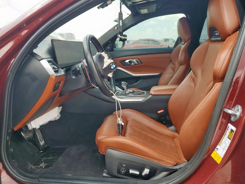 WBS33AY07PFN29346 - 2023 BMW M3 COMPETITION BURGUNDY photo 7