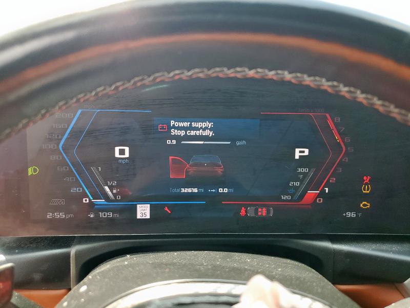 WBS33AY07PFN29346 - 2023 BMW M3 COMPETITION BURGUNDY photo 9