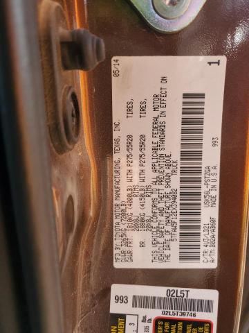 5TFAW5F12EX394082 - 2014 TOYOTA TUNDRA CREWMAX PLATINUM Qəhvəyi foto 12