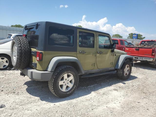 1C4HJWDG3DL543762 - 2013 JEEP WRANGLER UNLIMITED SPORT Grün Foto 3