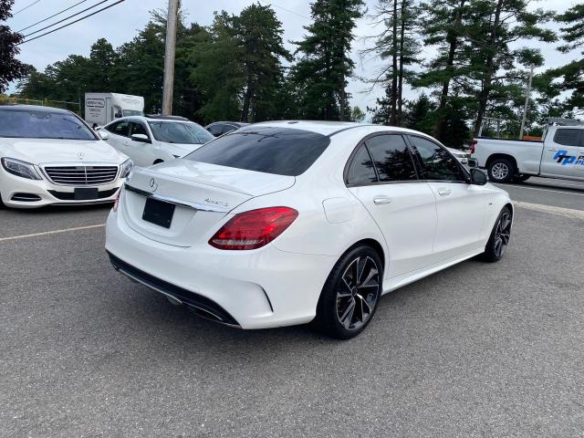 55SWF6EB0GU133597 - 2016 MERCEDES-BENZ C 450 4MATIC AMG WHITE photo 3