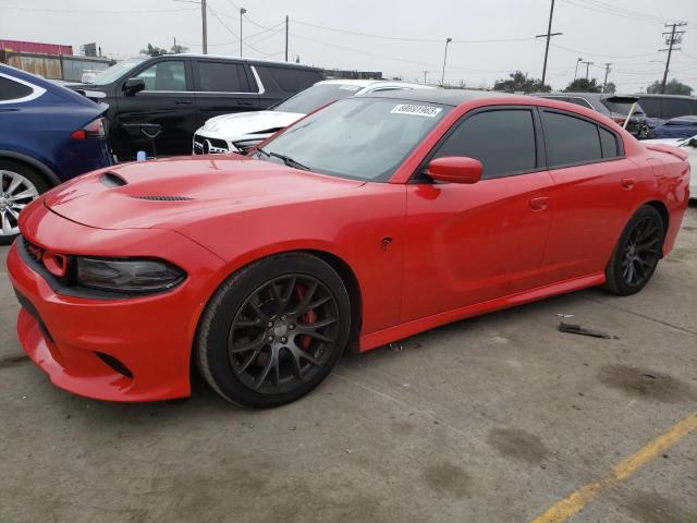 2C3CDXL94HH592907 - 2017 DODGE CHARGER SRT HELLCAT RED photo 1