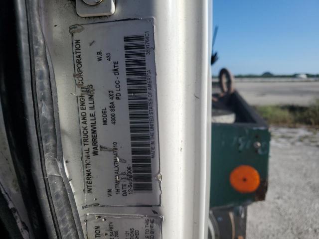 1HTMMAALX7H447910 - 2007 INTERNATIONAL 4000 4300 WHITE photo 14