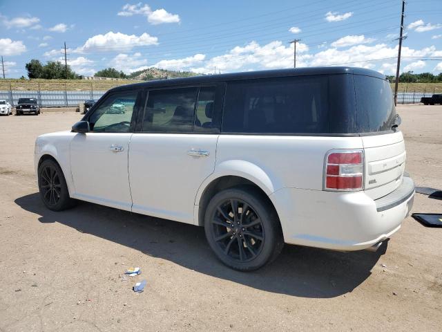 2FMGK5C81GBA10788 - 2016 FORD FLEX SEL WHITE photo 2