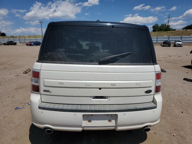 2FMGK5C81GBA10788 - 2016 FORD FLEX SEL WHITE photo 6