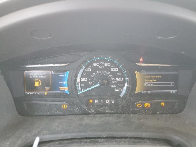 2FMGK5C81GBA10788 - 2016 FORD FLEX SEL WHITE photo 9