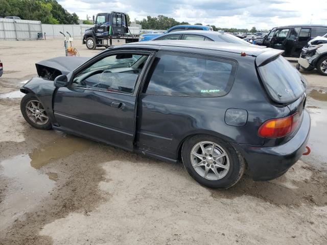 2HGEH2342NH512081 - 1992 HONDA CIVIC CX GRAY photo 2