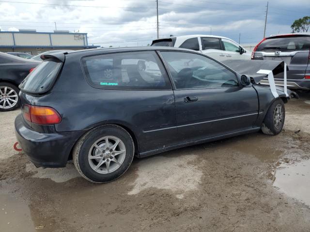 2HGEH2342NH512081 - 1992 HONDA CIVIC CX GRAY photo 3