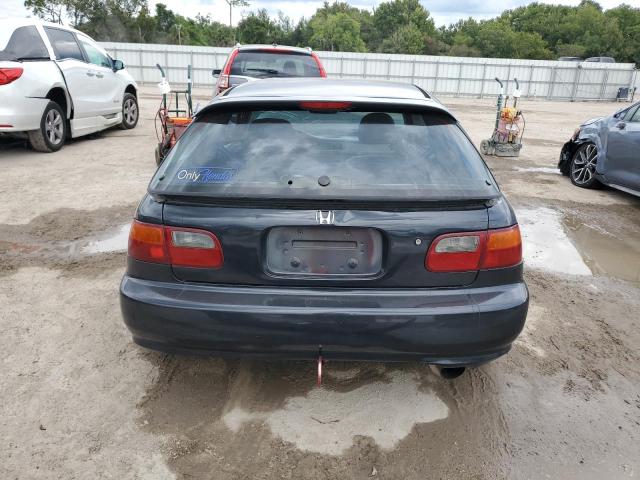 2HGEH2342NH512081 - 1992 HONDA CIVIC CX GRAY photo 6