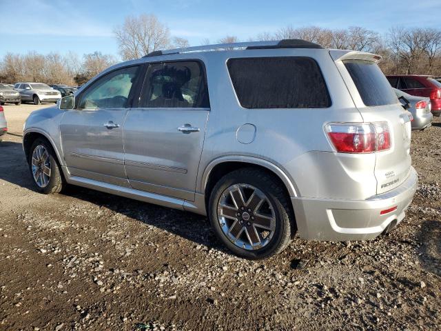 1GKKVTED5CJ376297 - 2012 GMC ACADIA DENALI SILVER photo 2