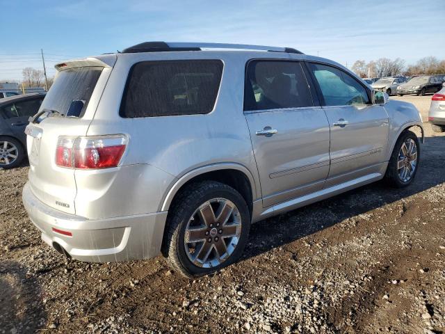 1GKKVTED5CJ376297 - 2012 GMC ACADIA DENALI SILVER photo 3